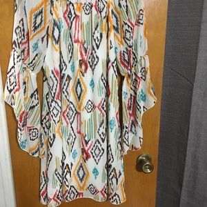 Aztec dress worn once size Large